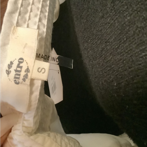 Entro NWT Women’s small smock elastic back adjustable straps mini dress - Picture 2 of 9